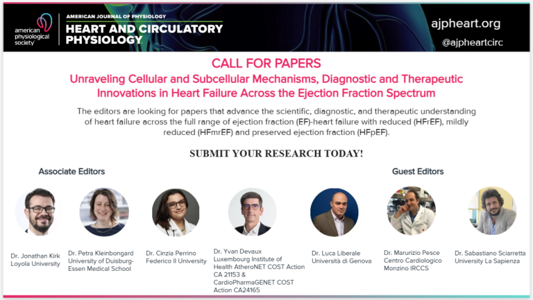 Call for Papers – Special Issue on Heart Failure Research